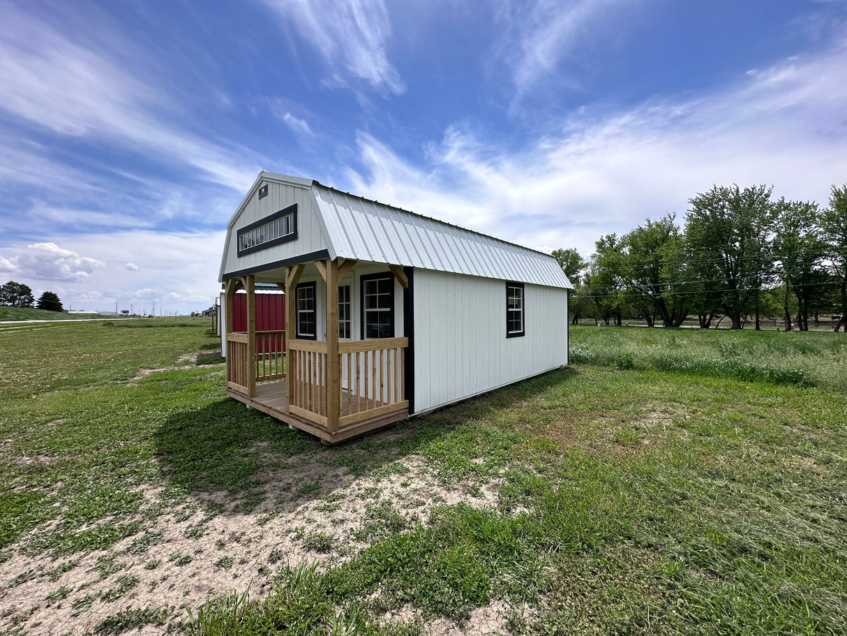 SOLD 12x24 Lofted Cabin - Wisner Nebraska Location | NE Sheds