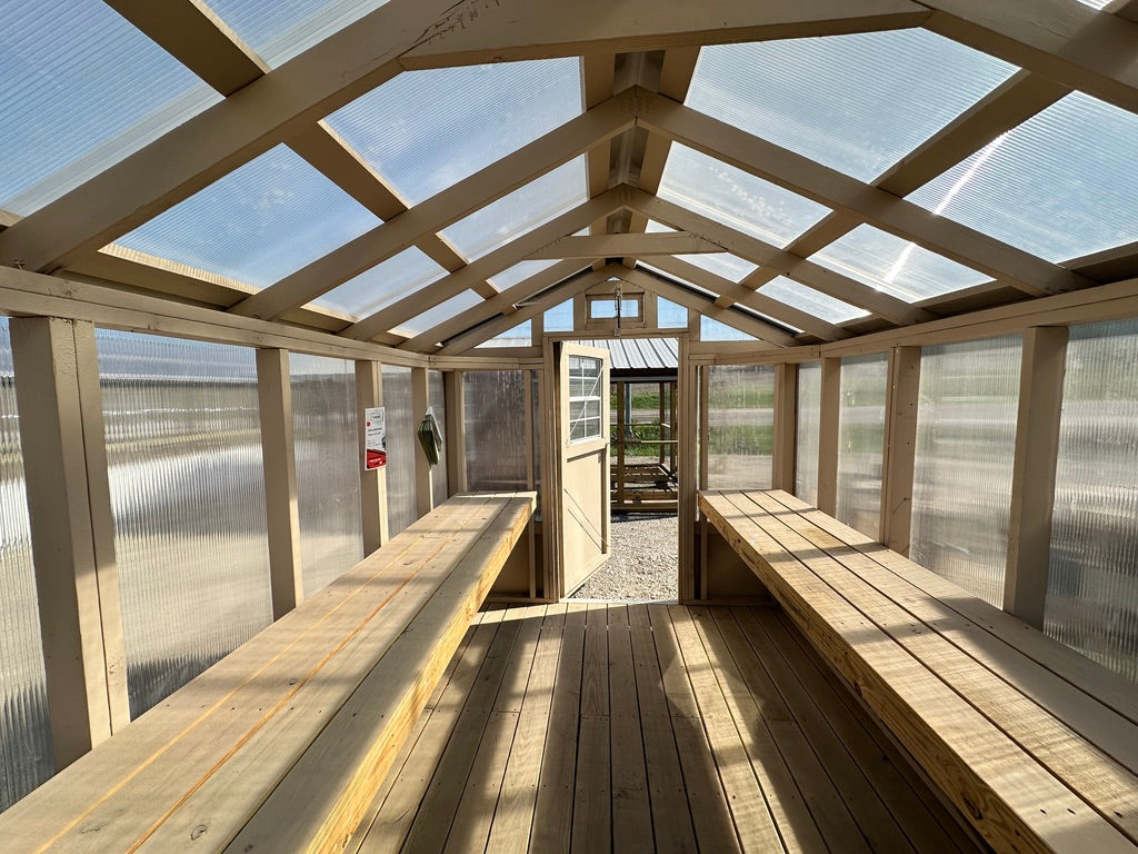 8x16 Green House - Yutan Location | NE Sheds