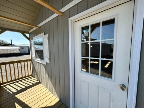 SOLD 14x36 Swiss Cabin - Yutan Nebraska Location | NE Sheds