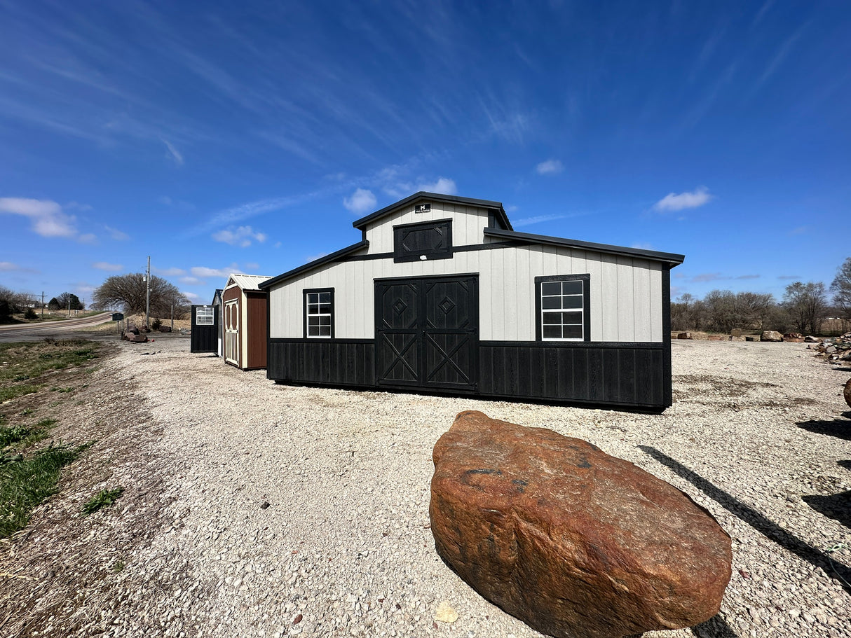 SOLD 12x24 Country Barn - Yutan Nebraska Location | NE SHEDS