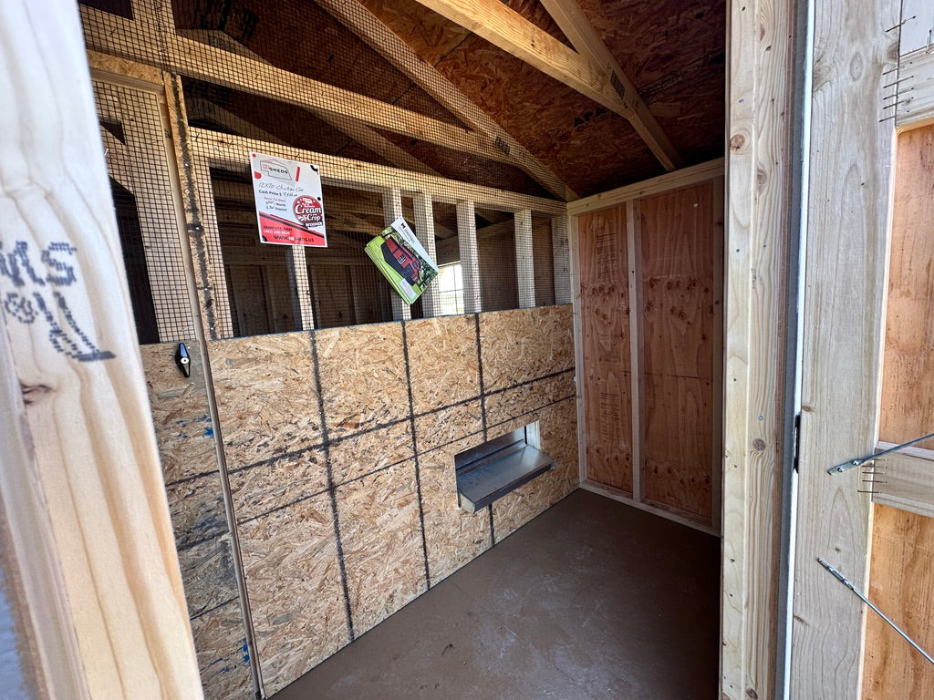 12x20 Chicken Coop - Atkinson Nebraska Location | NE Sheds