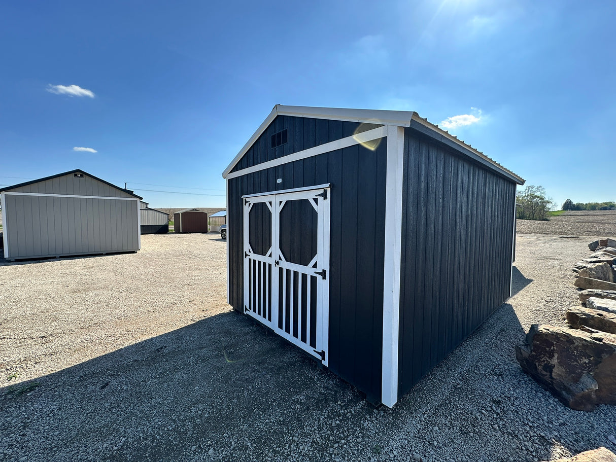 SOLD 12x16 Lofted Utility Shed - Yutan Nebraska Location | NE Sheds