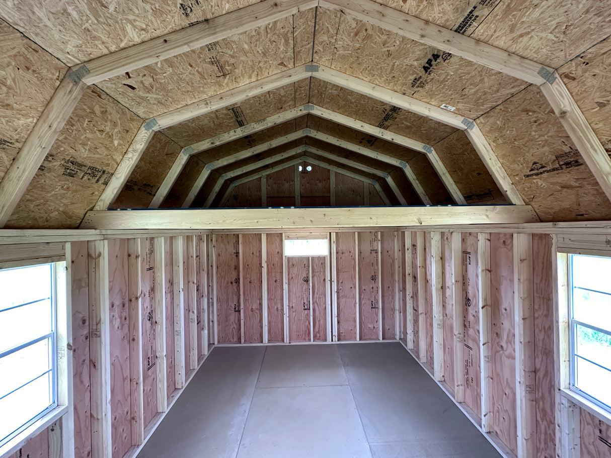 SOLD 12x24 Lofted Cabin - Wisner Nebraska Location | NE Sheds