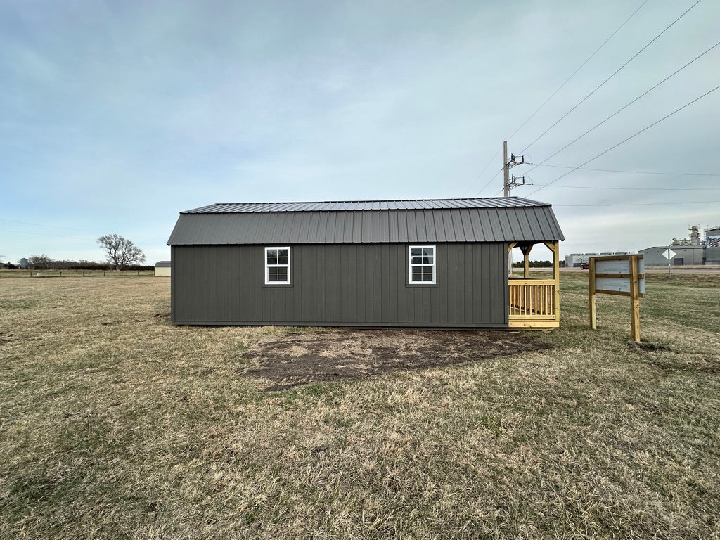 14x32 Lofted Cabin - Atkinson Nebraska Location | NE Sheds