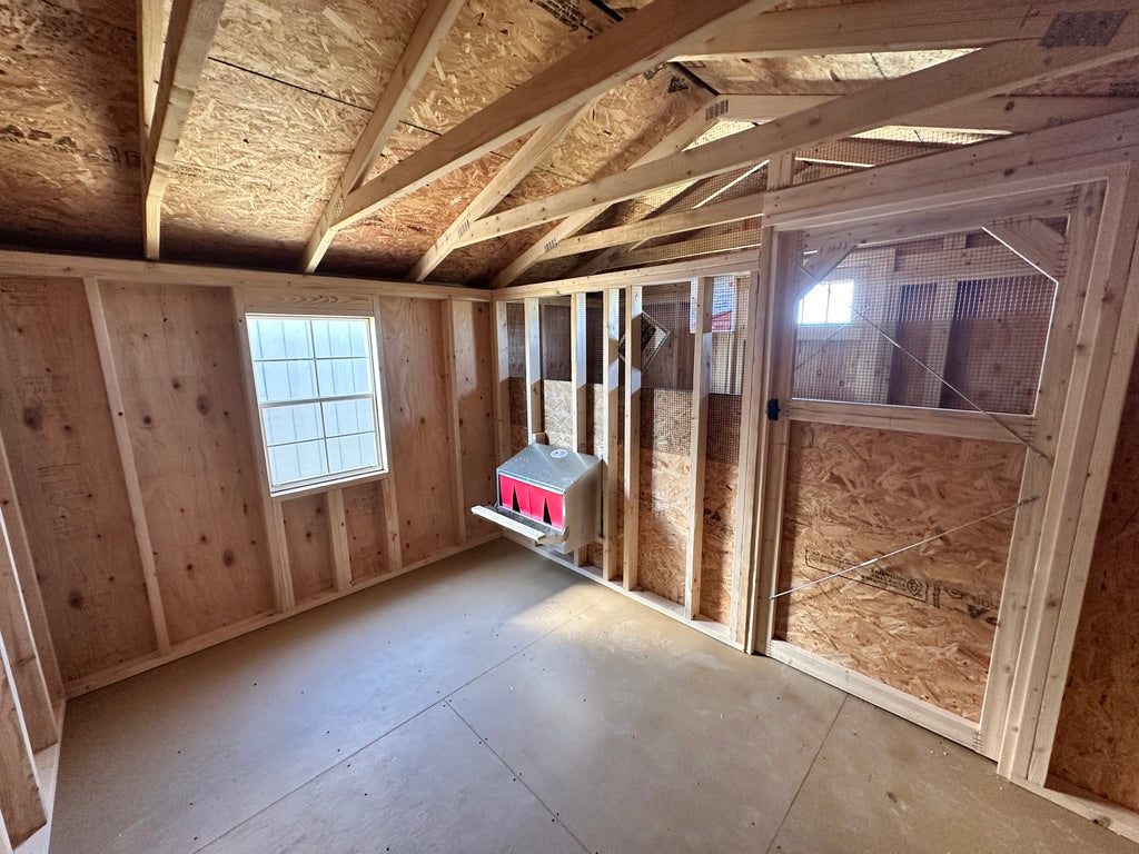 12x20 Chicken Coop - Atkinson Nebraska Location | NE Sheds