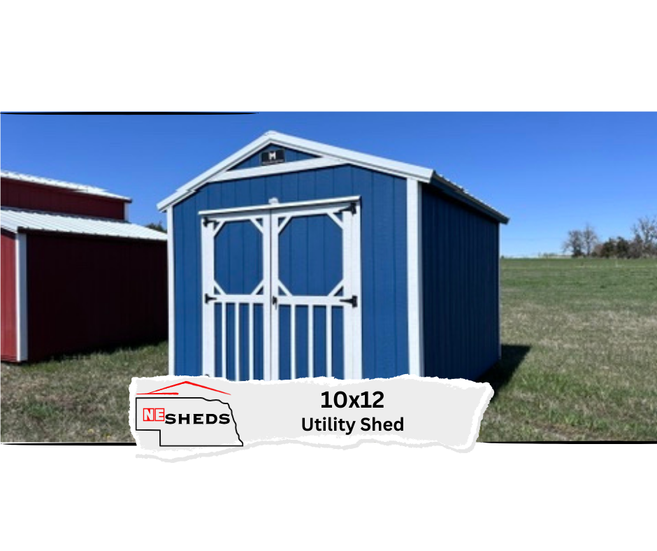 SOLD 10x12 Utility Shed - Atkinson Nebraska Location | NE Sheds