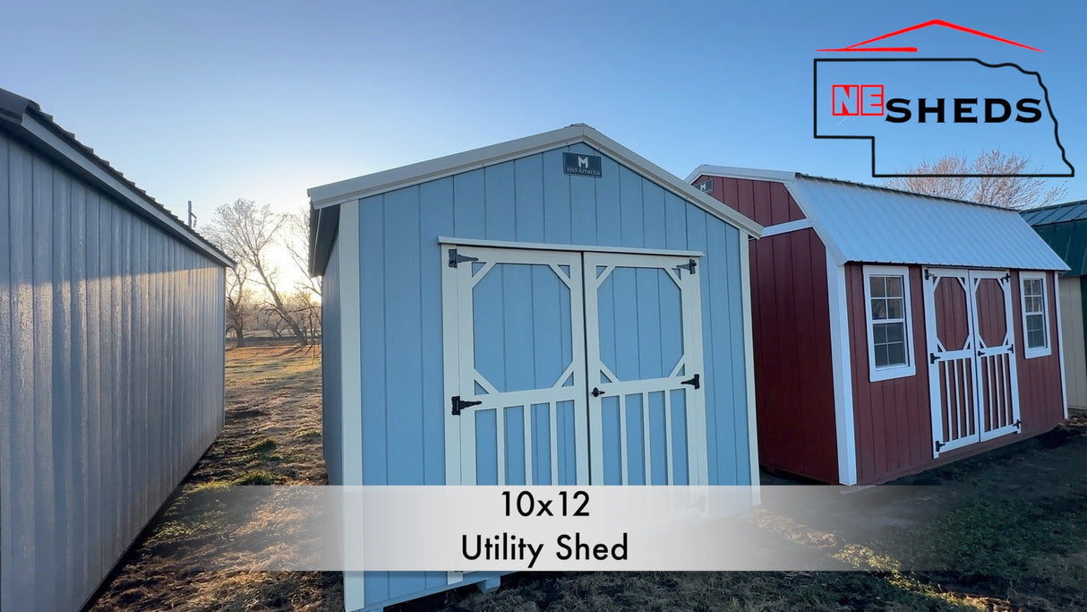 SOLD 10x12 Utility Shed - Wisner NE. NEsheds