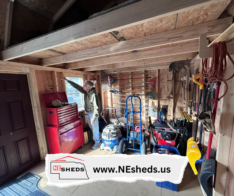 Larry's Backyard Workshop - Gretna, NE. | NE SHEDS