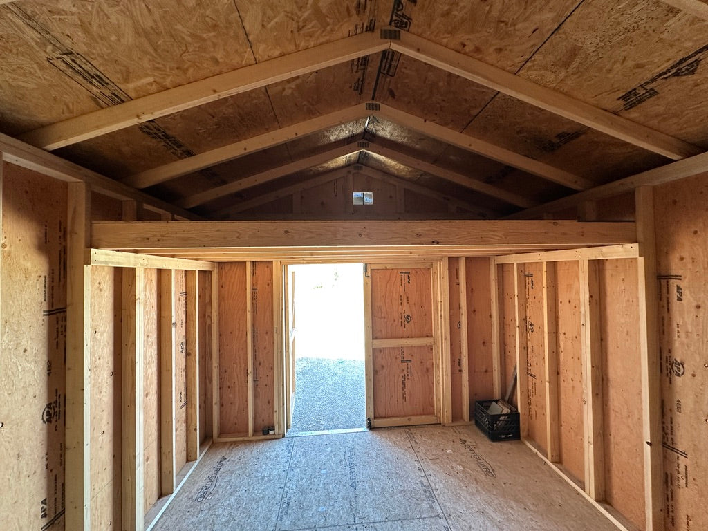 SOLD 12x16 Lofted Utility Shed - Yutan Nebraska Location | NE Sheds