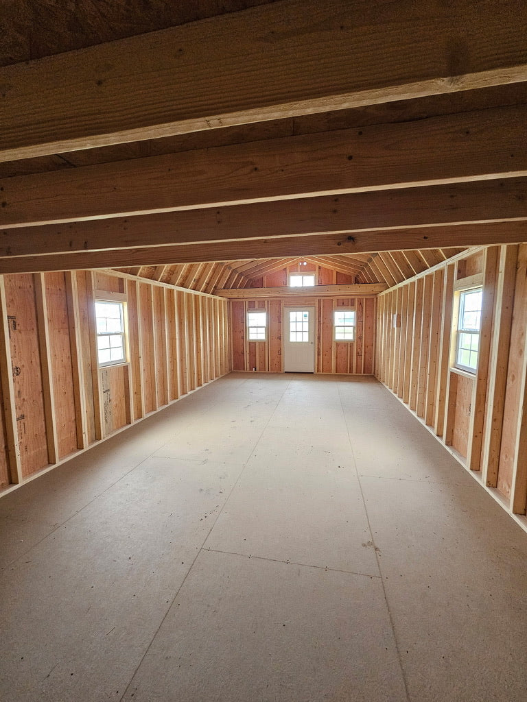 16x40 Lofted Cabin - Alda Nebraska Location | NE Sheds