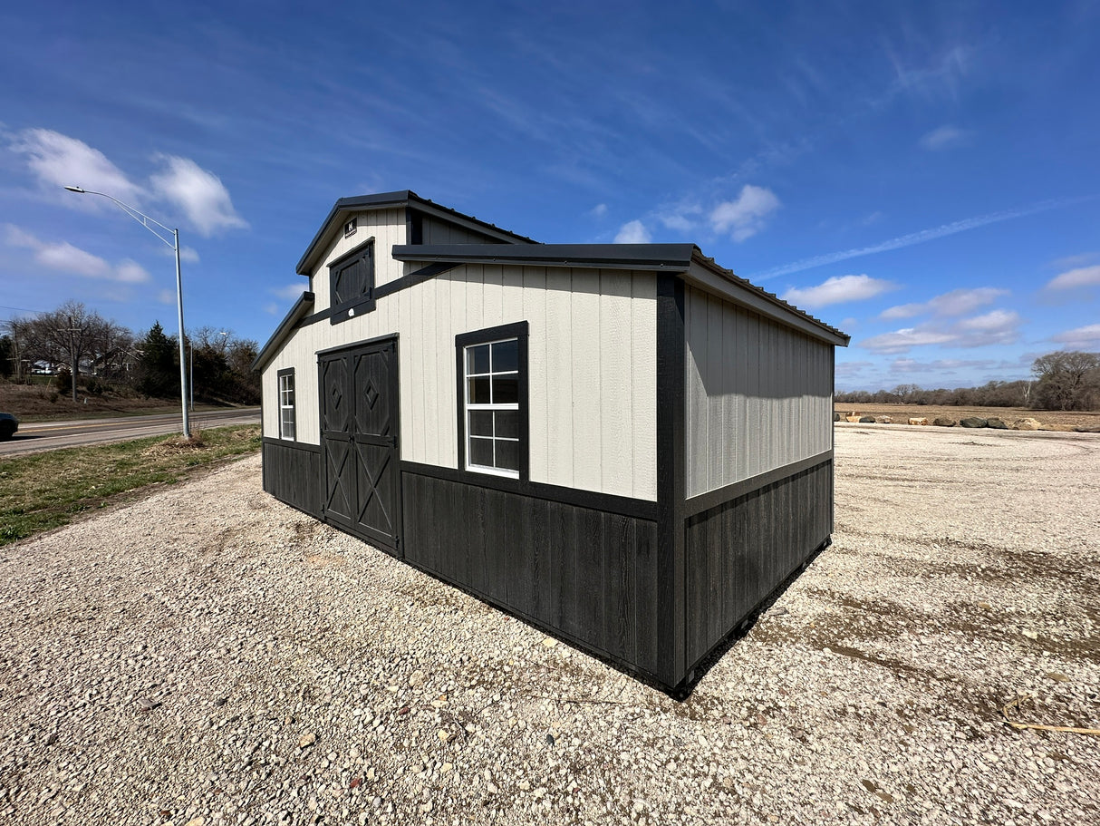 SOLD 12x24 Country Barn - Yutan Nebraska Location | NE SHEDS