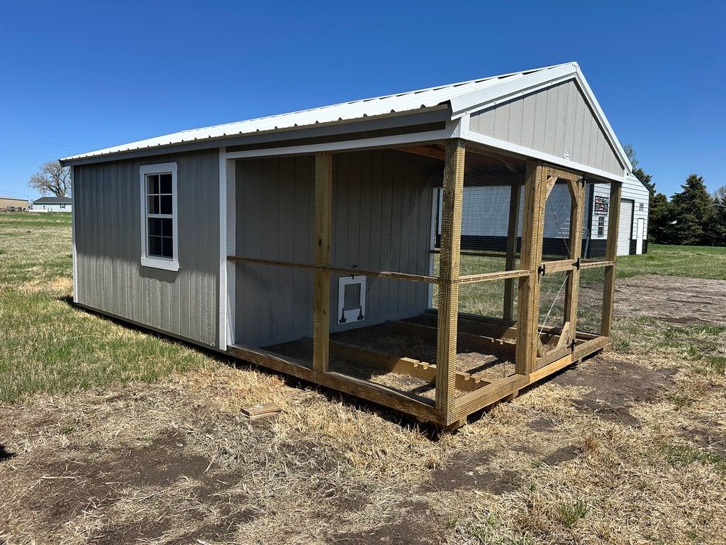 12x20 Chicken Coop - Atkinson Nebraska Location | NE Sheds