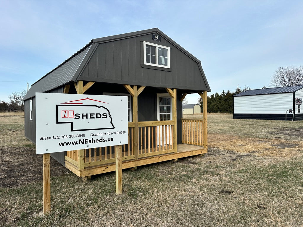 14x32 Lofted Cabin - Atkinson Nebraska Location | NE Sheds