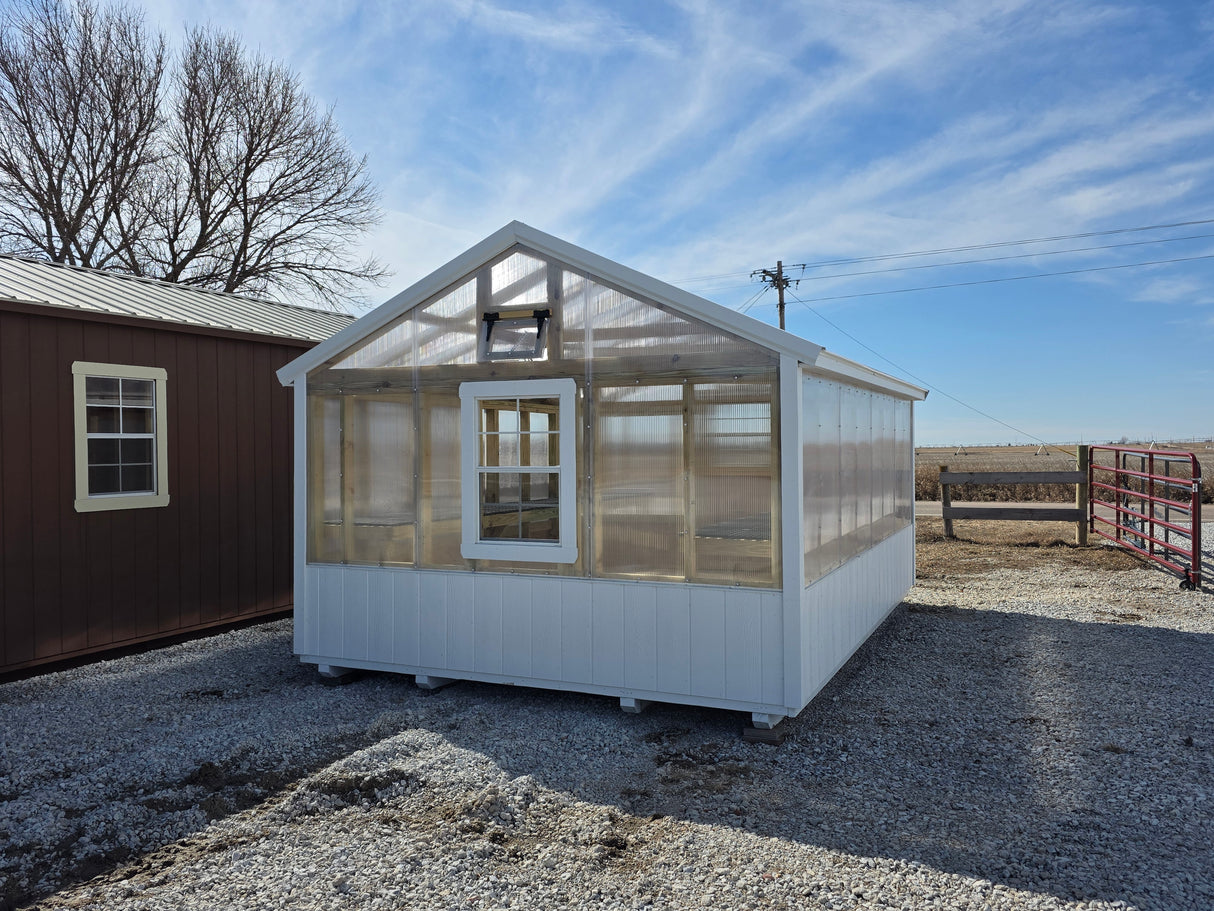 SOLD 12x16 Green House - Hampton Ne. Location | NE Sheds