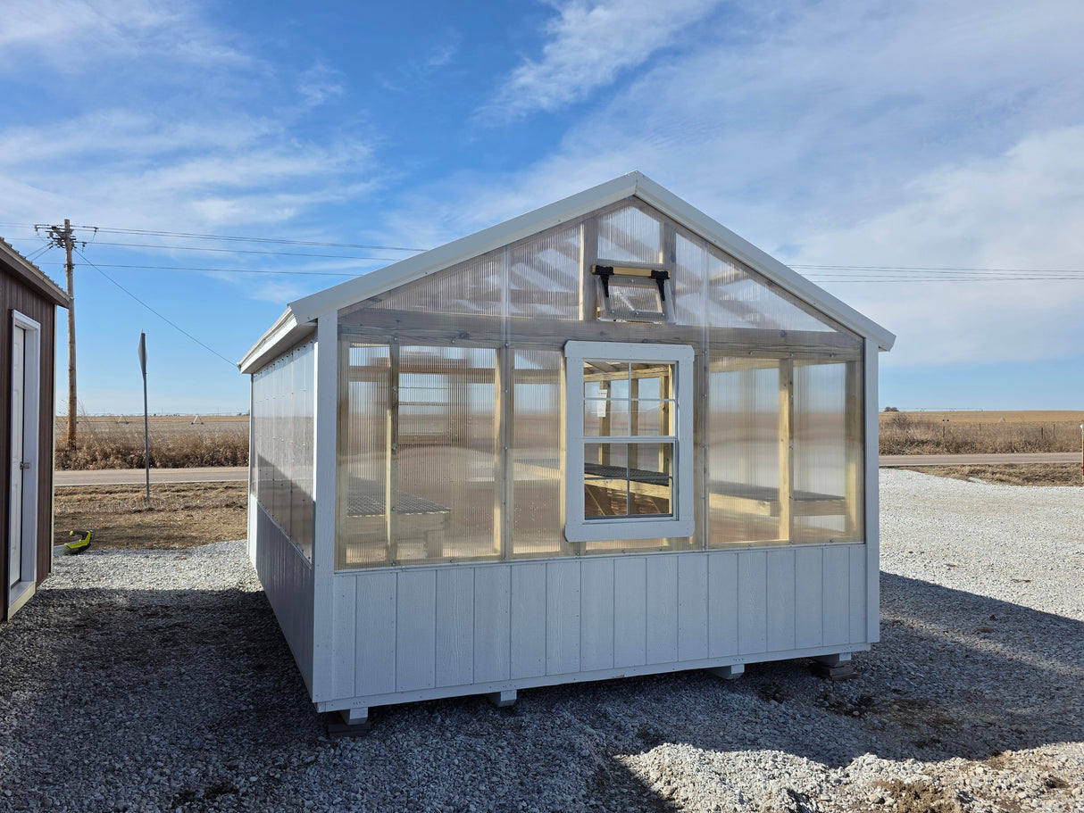 SOLD 12x16 Green House - Hampton Ne. Location | NE Sheds
