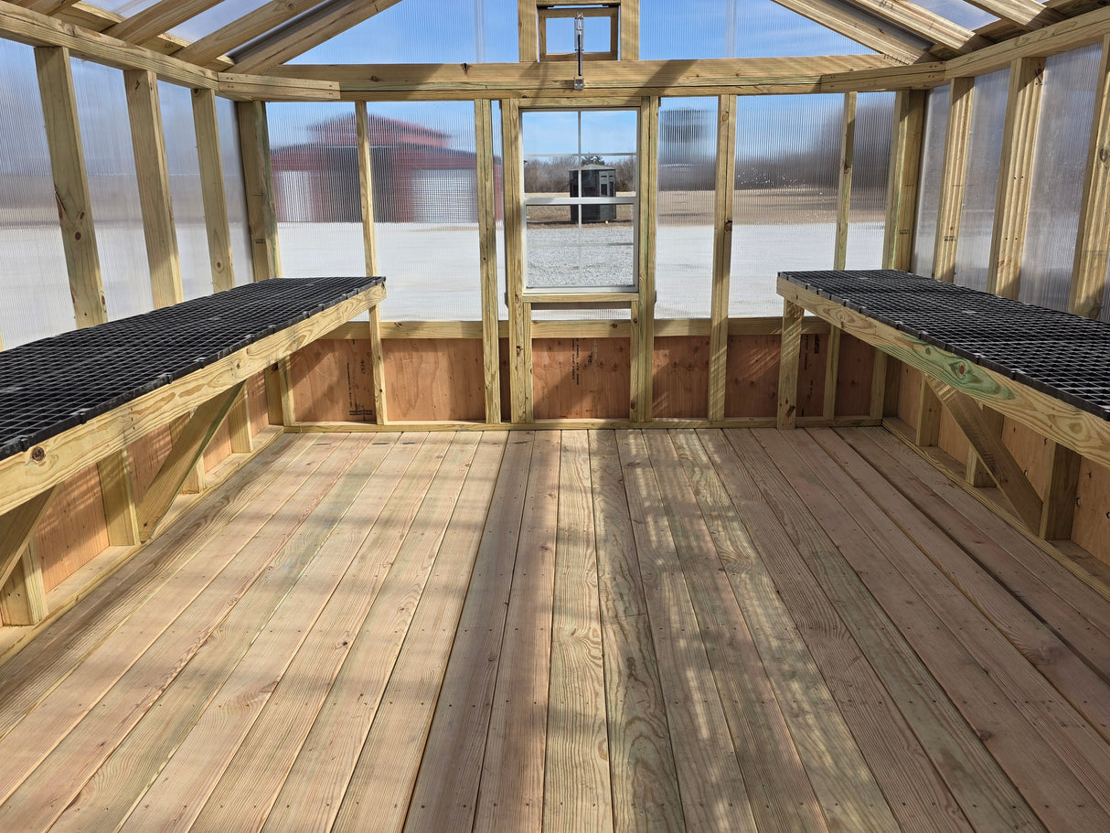 SOLD 12x16 Green House - Hampton Ne. Location | NE Sheds