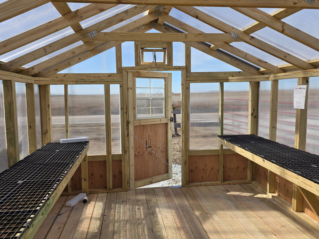 SOLD 12x16 Green House - Hampton Ne. Location | NE Sheds