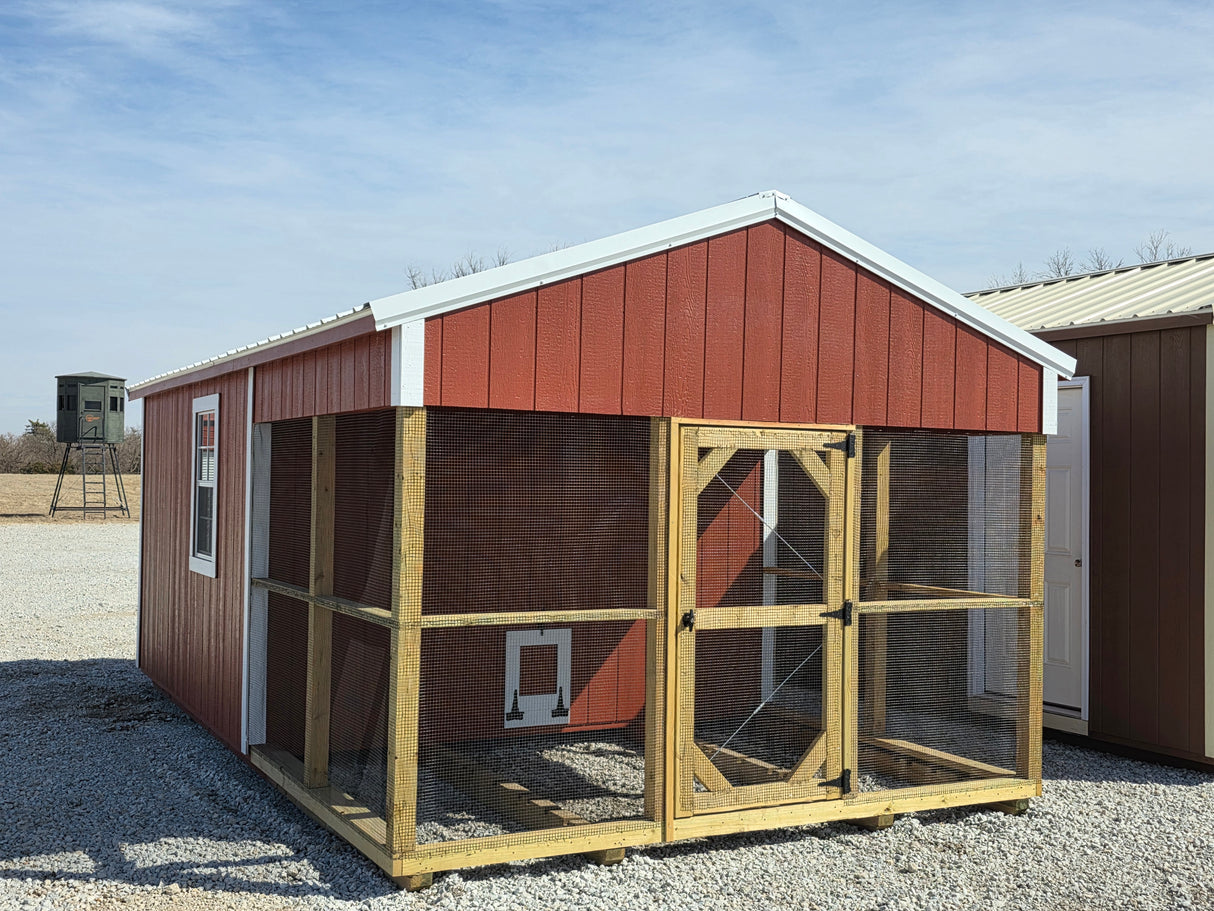 SOLD 12x20 Chicken Coop - Hampton Nebraska Location | NE Sheds