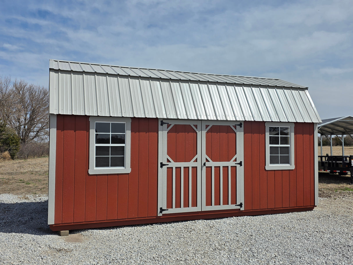 SOLD 10x20 Lofted Garden Shed - Hampton Nebraska Location | NE Sheds
