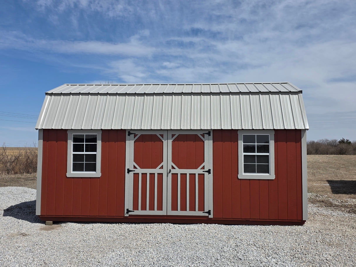 SOLD 10x20 Lofted Garden Shed - Hampton Nebraska Location | NE Sheds