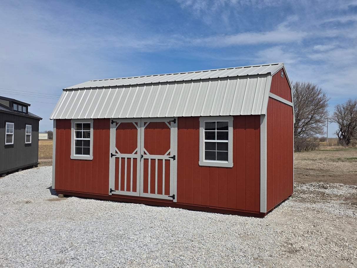 SOLD 10x20 Lofted Garden Shed - Hampton Nebraska Location | NE Sheds
