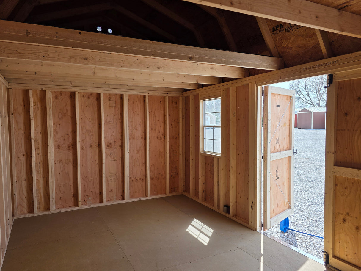 SOLD 10x20 Lofted Garden Shed - Hampton Nebraska Location | NE Sheds