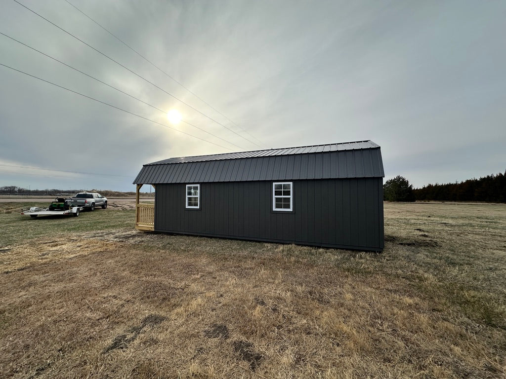 14x32 Lofted Cabin - Atkinson Nebraska Location | NE Sheds