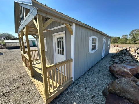 SOLD 14x36 Swiss Cabin - Yutan Nebraska Location | NE Sheds