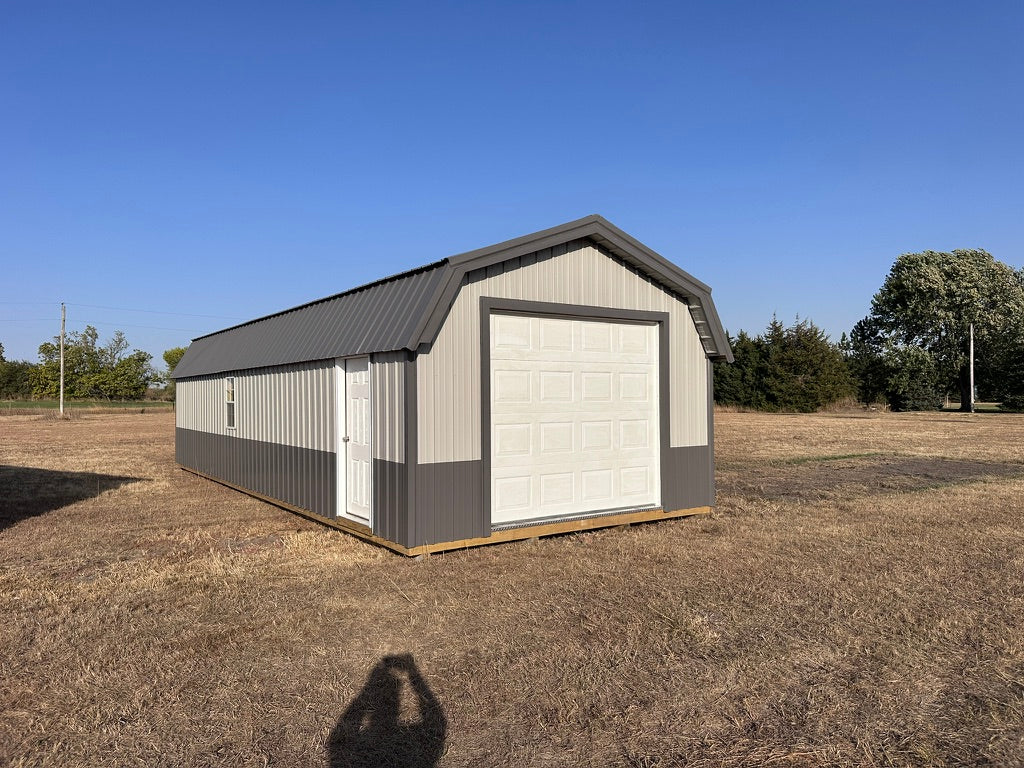 SOLD 16x40 Lofted Garage - Atkinson Nebraska | NE SHEDS