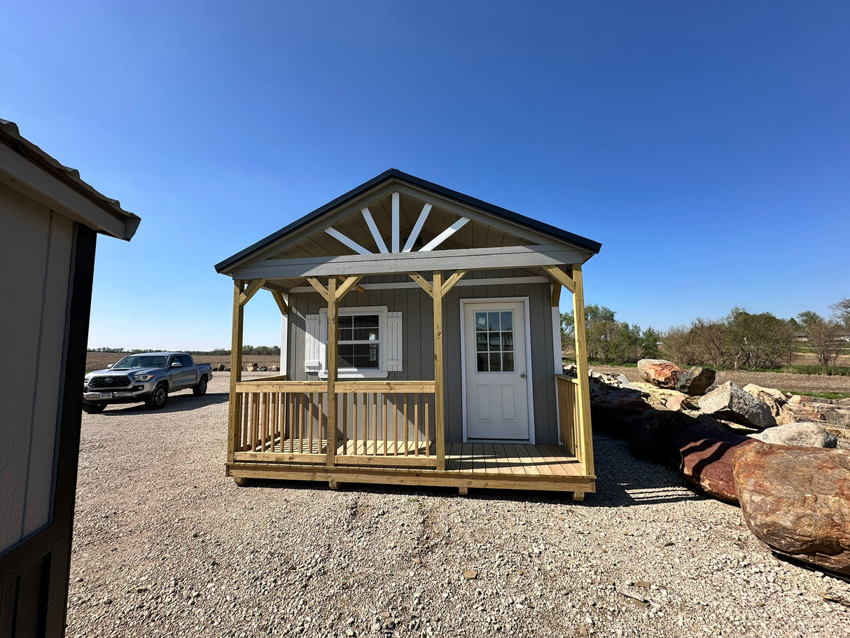 SOLD 14x36 Swiss Cabin - Yutan Nebraska Location | NE Sheds