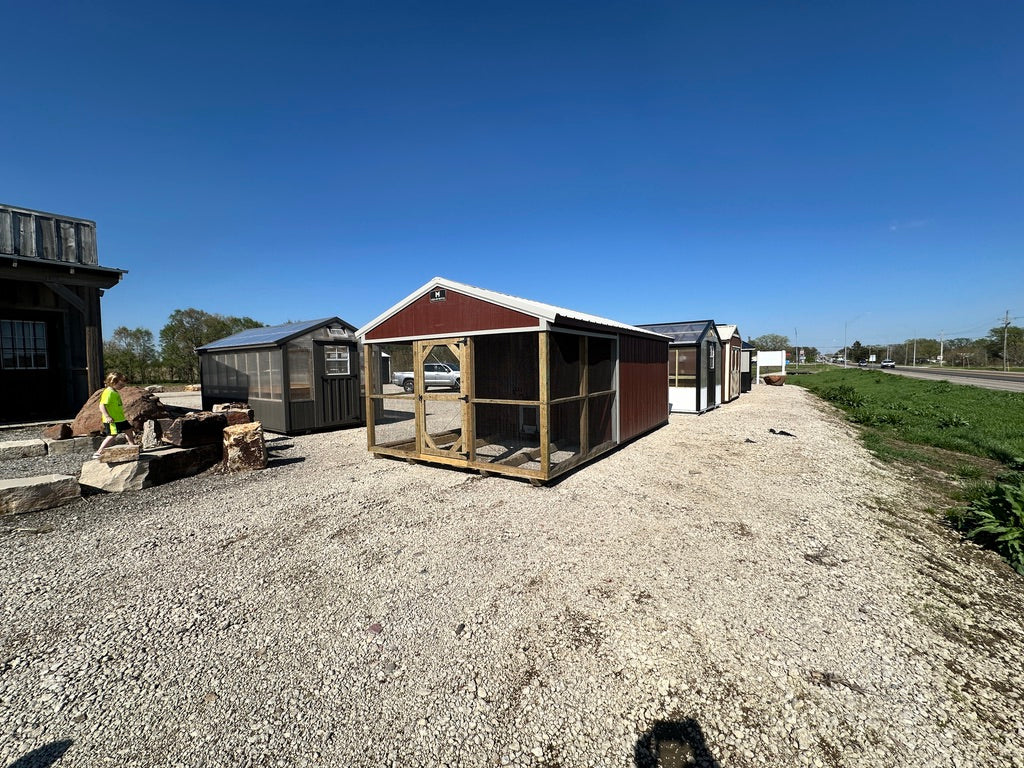 SOLD 12x20 Chicken Coop - Yutan Nebraska Location | NE Sheds