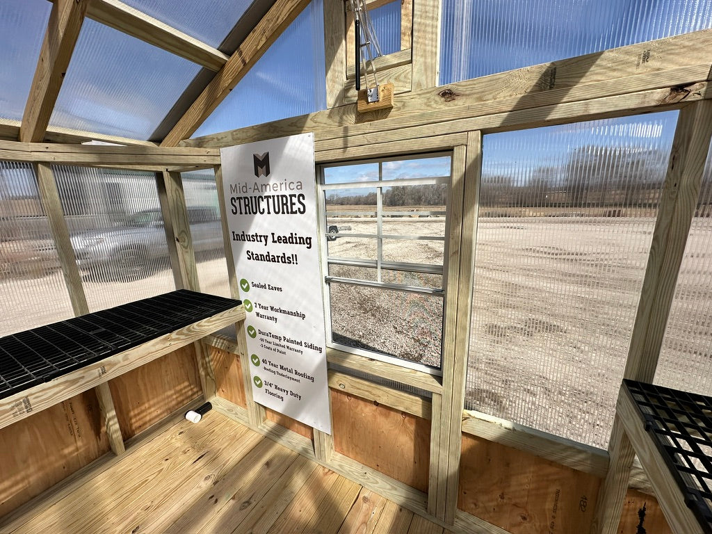 10x20 Green House - Yutan Nebraska Location | NE Sheds