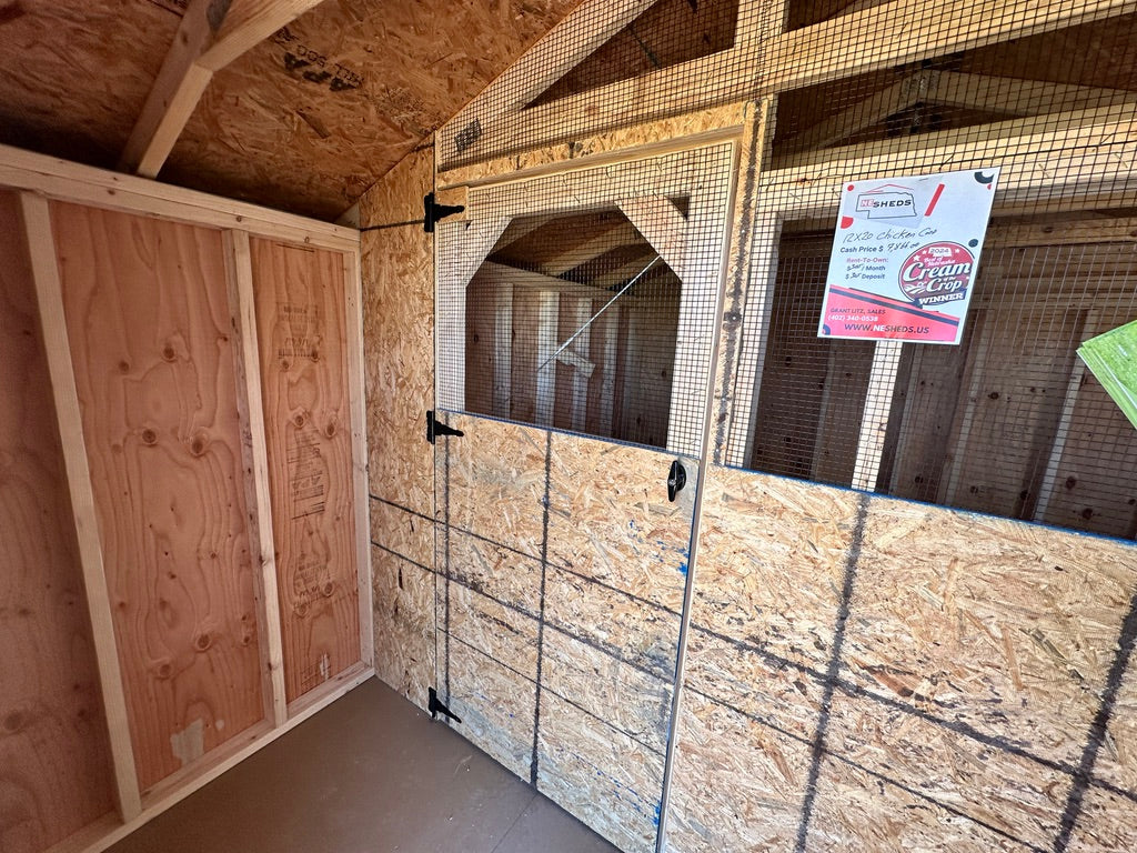 12x20 Chicken Coop - Atkinson Nebraska Location | NE Sheds