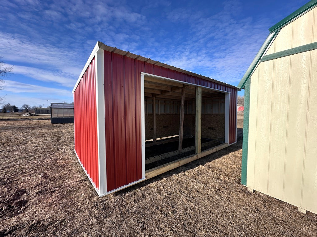 SOLD 15% OFF NEW 12x20 Loafing Shed - Wisner Nebraska | NE Sheds