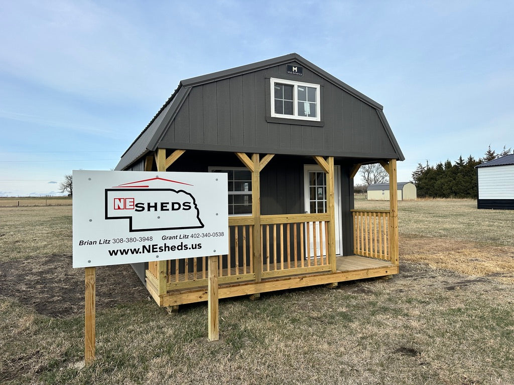 14x32 Lofted Cabin - Atkinson Nebraska Location | NE Sheds