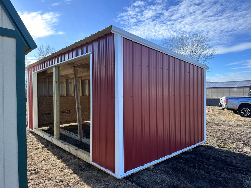 SOLD 15% OFF NEW 12x20 Loafing Shed - Wisner Nebraska | NE Sheds