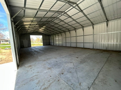 30x60x12 Steel Garage in North Central Nebraska | NE SHEDS