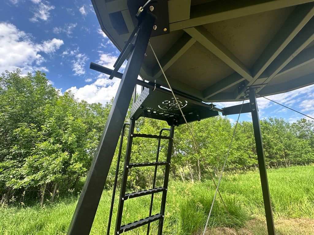 360 PRO XL 7x7 Model Hunting Blinds | NE SHEDS