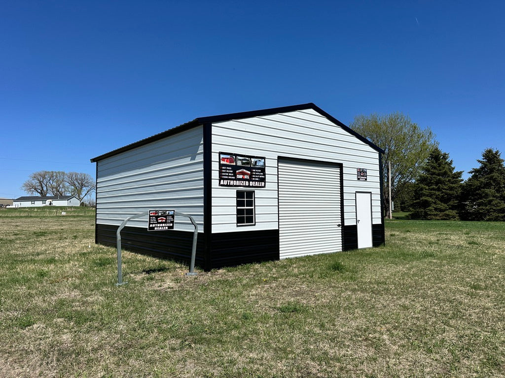 26x30x10 Steel Garage | Offered by NE Sheds