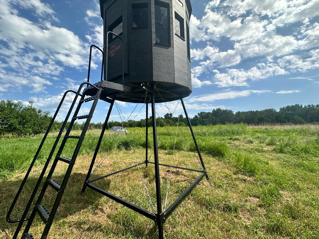 360 PRO XL 7x7 Model Hunting Blinds | NE SHEDS
