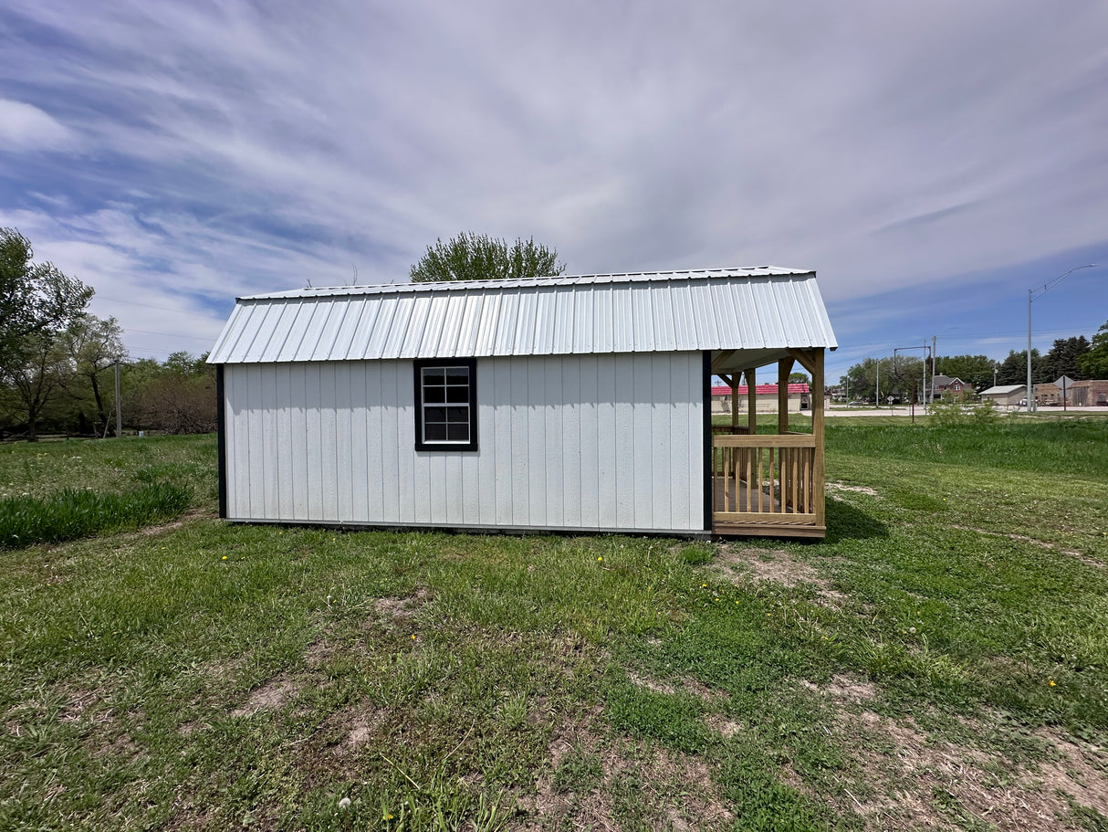 SOLD 12x24 Lofted Cabin - Wisner Nebraska Location | NE Sheds