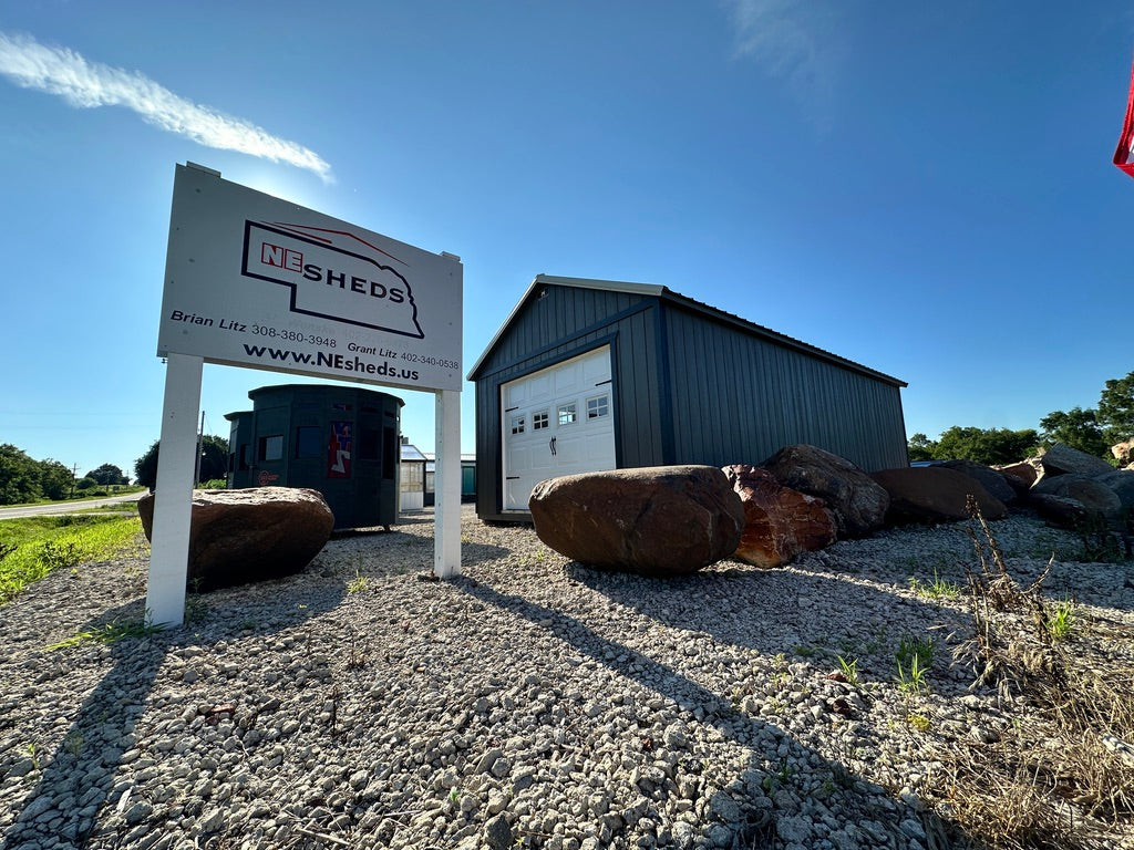 14x28 Legacy Garage - Yutan Nebraska Location | NE Sheds