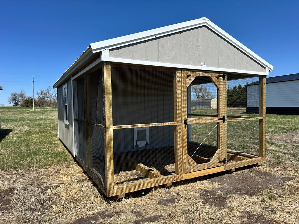 12x20 Chicken Coop - Atkinson Nebraska Location | NE Sheds
