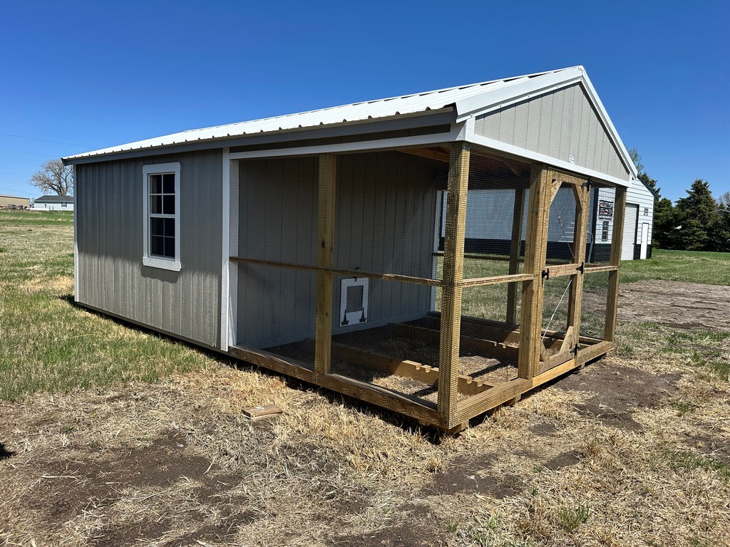 12x20 Chicken Coop - Atkinson Nebraska Location | NE Sheds