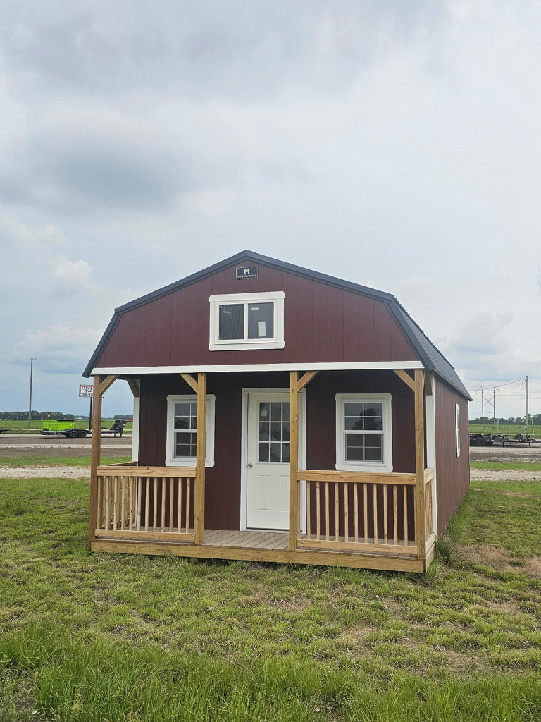 16x40 Lofted Cabin - Alda Nebraska Location | NE Sheds