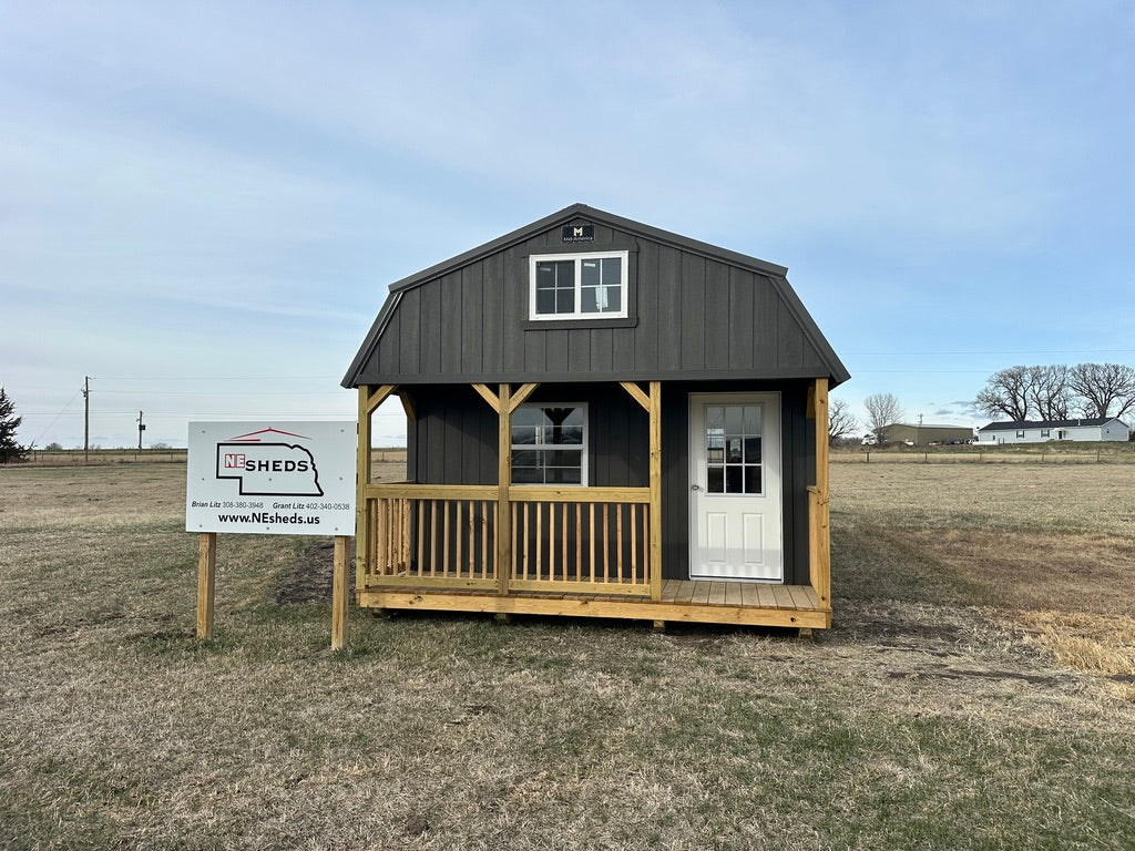 14x32 Lofted Cabin - Atkinson Nebraska Location | NE Sheds