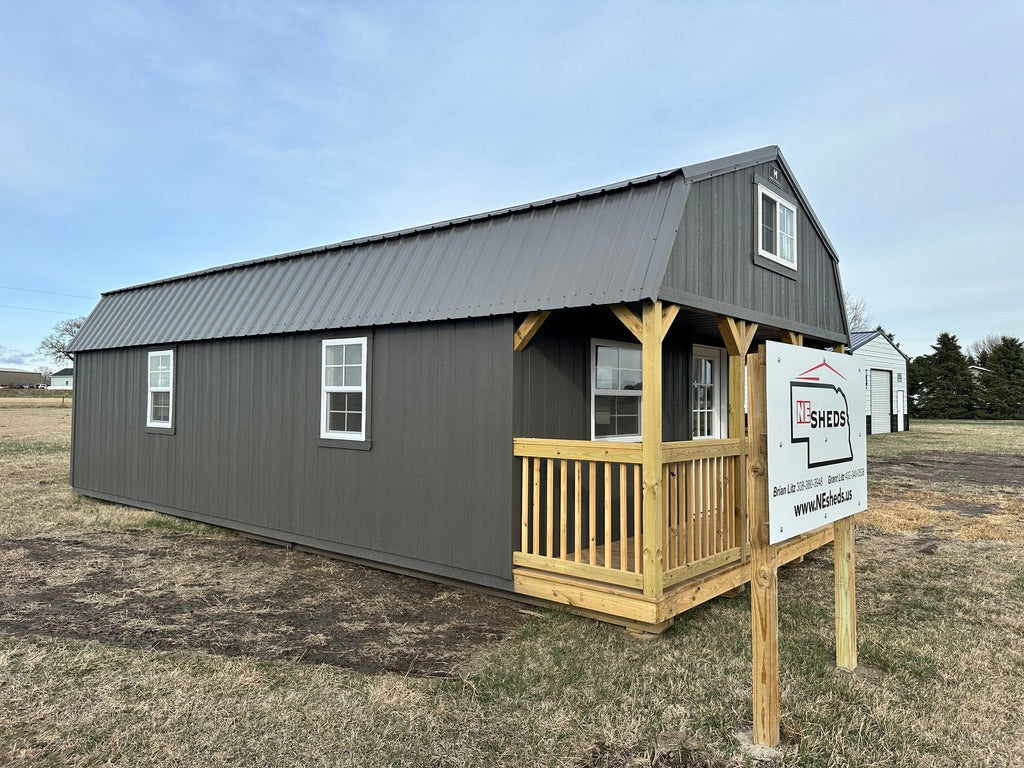 14x32 Lofted Cabin - Atkinson Nebraska Location | NE Sheds