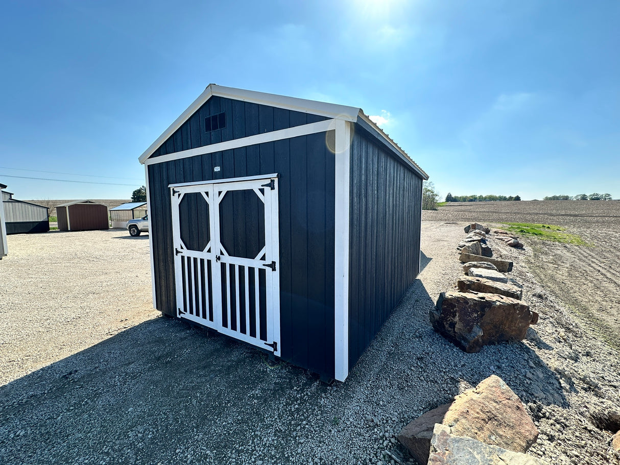 SOLD 12x16 Lofted Utility Shed - Yutan Nebraska Location | NE Sheds