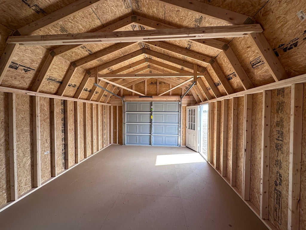 SOLD 14x32 Lofted Garage (Metal) - Atkinson NE. Location | NE Sheds