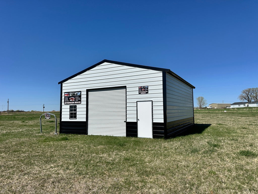 26x30x10 Steel Garage | Offered by NE Sheds